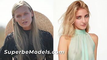 SUPERBE MODELS - (Dasha Elin, Bella Luz) - Ash-blonde COMPILATION! Uber-sexy Models De-robe Slowly And Display Their Ideal Bodies Only For You